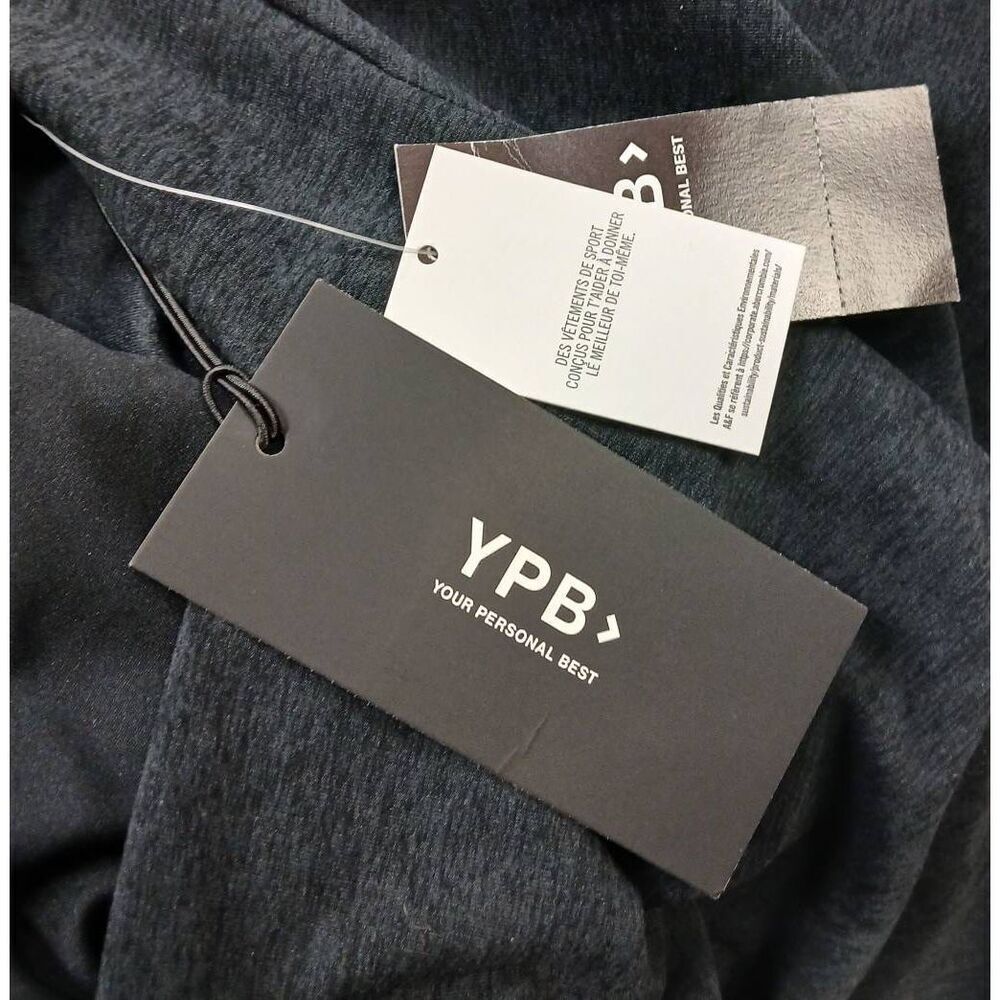 Ypb Abercrombie womens small hybrid wide leg jumpsuit black gray Activewear - Picture 4 of 6